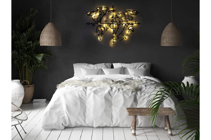 Decorative Metal Wall Accessory 65x95 - Innredning - Veggdekorasjon - Skilt - Metallskilt