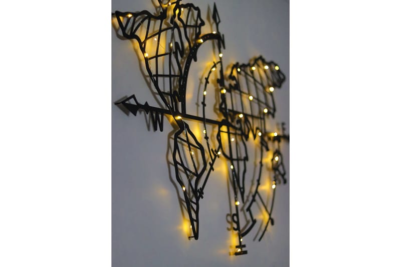 Decorative Metal Wall Accessory 65x95 - Innredning - Veggdekorasjon - Skilt - Metallskilt