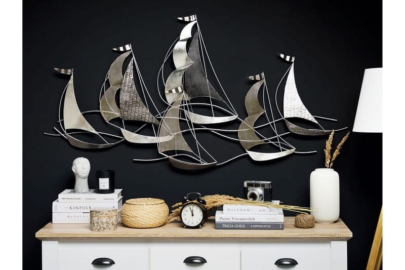 Americium veggdekorasjon - Sølv - Innredning - Veggdekorasjon - Skilt - Metallskilt