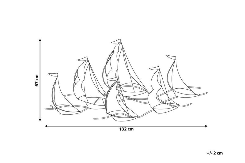Americium veggdekorasjon - Sølv - Innredning - Veggdekorasjon - Skilt - Metallskilt