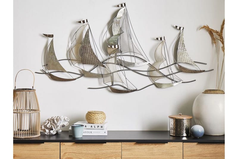 Americium veggdekorasjon - Sølv - Innredning - Veggdekorasjon - Skilt - Metallskilt