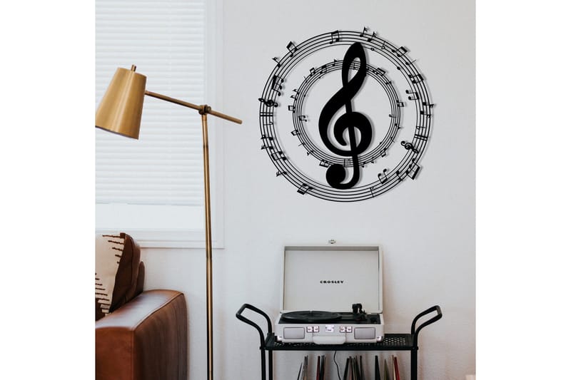 Arrakis Veggdekor - Svart - Innredning - Veggdekorasjon - Skilt - Metallskilt