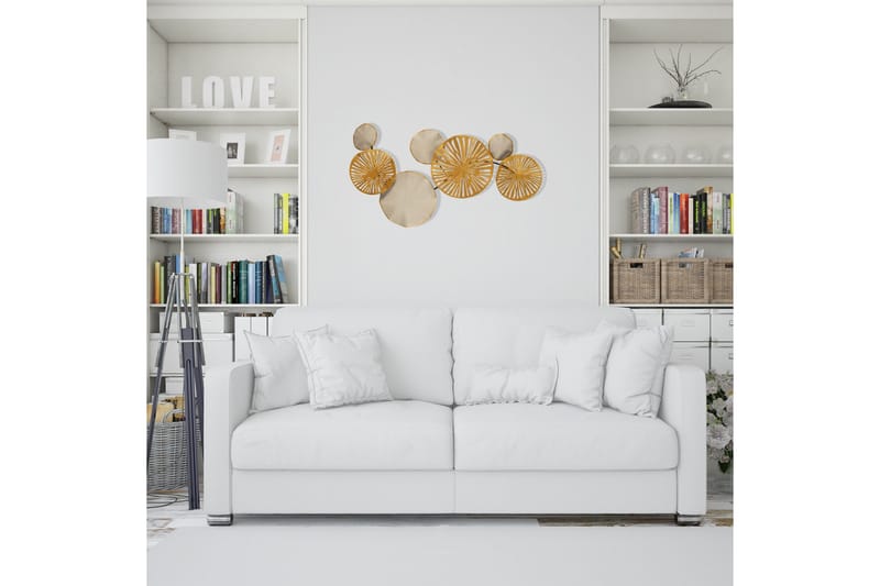 Astrid 3 Veggdekor - Flerfarget - Innredning - Veggdekorasjon - Skilt - Metallskilt