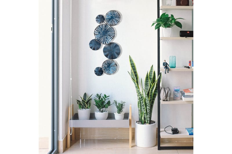 Astrid 5 Veggdekor - Flerfarget - Innredning - Veggdekorasjon - Skilt - Metallskilt