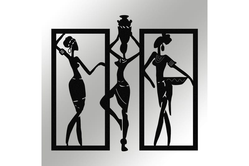 Aurora Veggdekor - Svart - Innredning - Veggdekorasjon - Skilt - Metallskilt