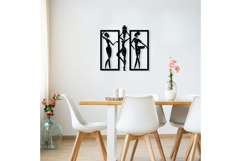 Aurora Veggdekor - Svart - Innredning - Veggdekorasjon - Skilt - Metallskilt