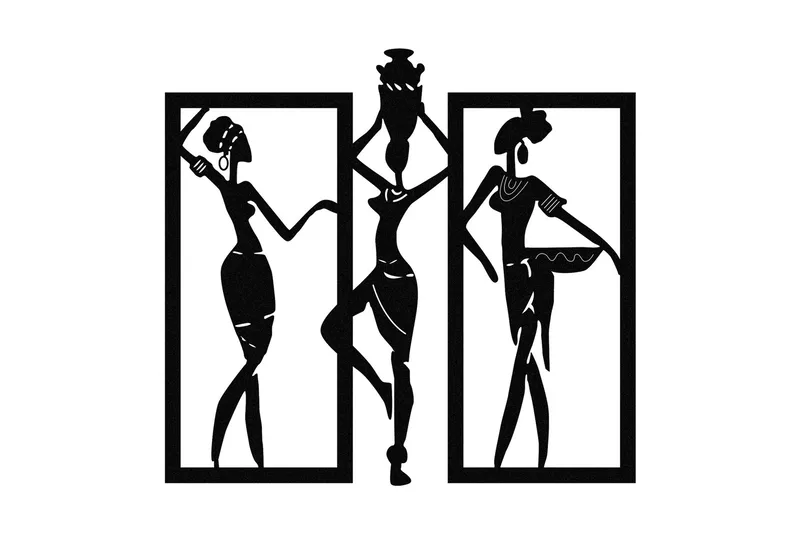 Aurora Veggdekor, Svart