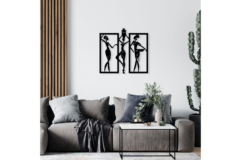 Aurora Veggdekor - Svart - Innredning - Veggdekorasjon - Skilt - Metallskilt