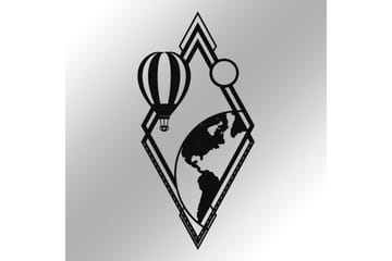 Balloon Veggdekor - Svart - Innredning - Veggdekorasjon - Skilt - Metallskilt