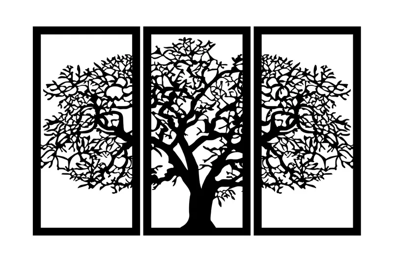 Berceste 2 Veggdekor, Svart