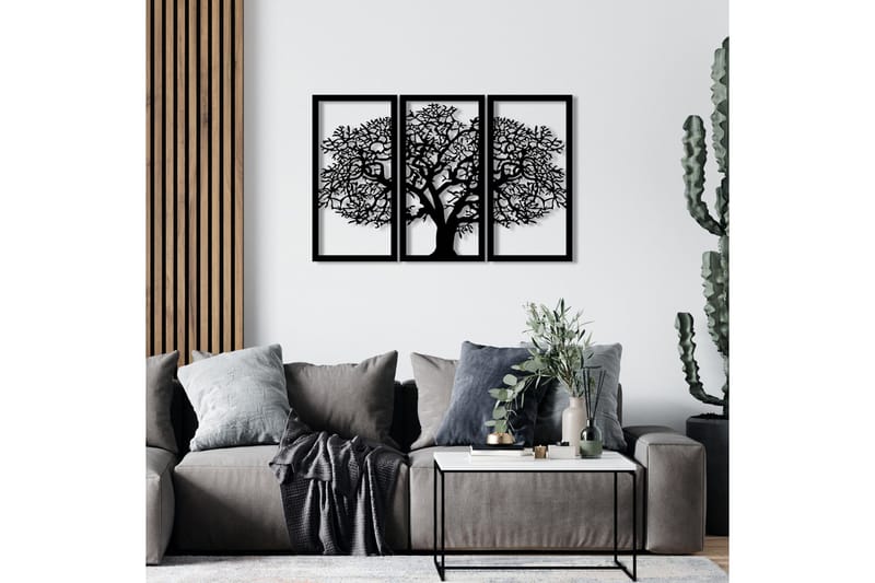 Berceste 2 Veggdekor - Svart - Innredning - Veggdekorasjon - Skilt - Metallskilt