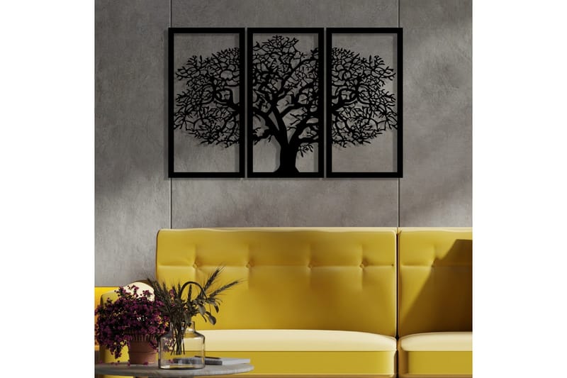 Berceste 2 Veggdekor - Svart - Innredning - Veggdekorasjon - Skilt - Metallskilt