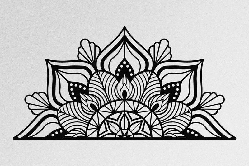 Berceste Veggdekor - Svart - Innredning - Veggdekorasjon - Skilt - Metallskilt