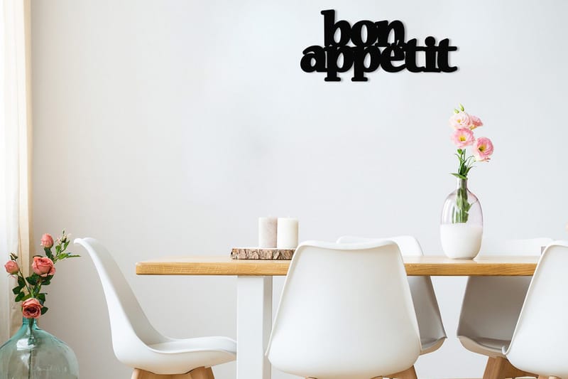 Bon Appetit 2 Veggdekor, Svart