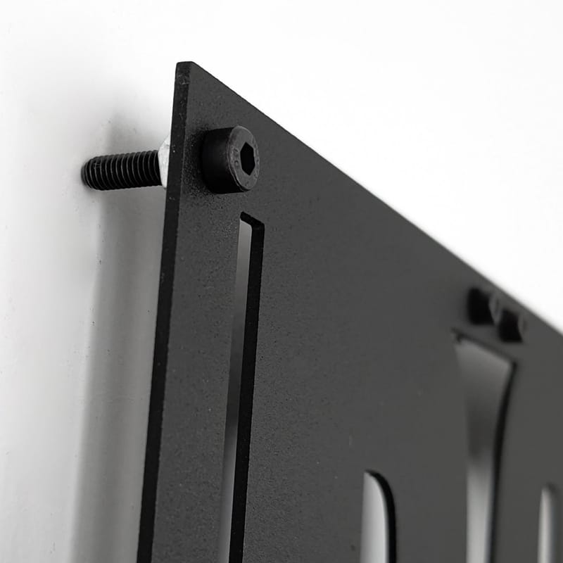 Decorative Metal Wall Accessory 24x73 - Innredning - Veggdekorasjon - Skilt - Metallskilt