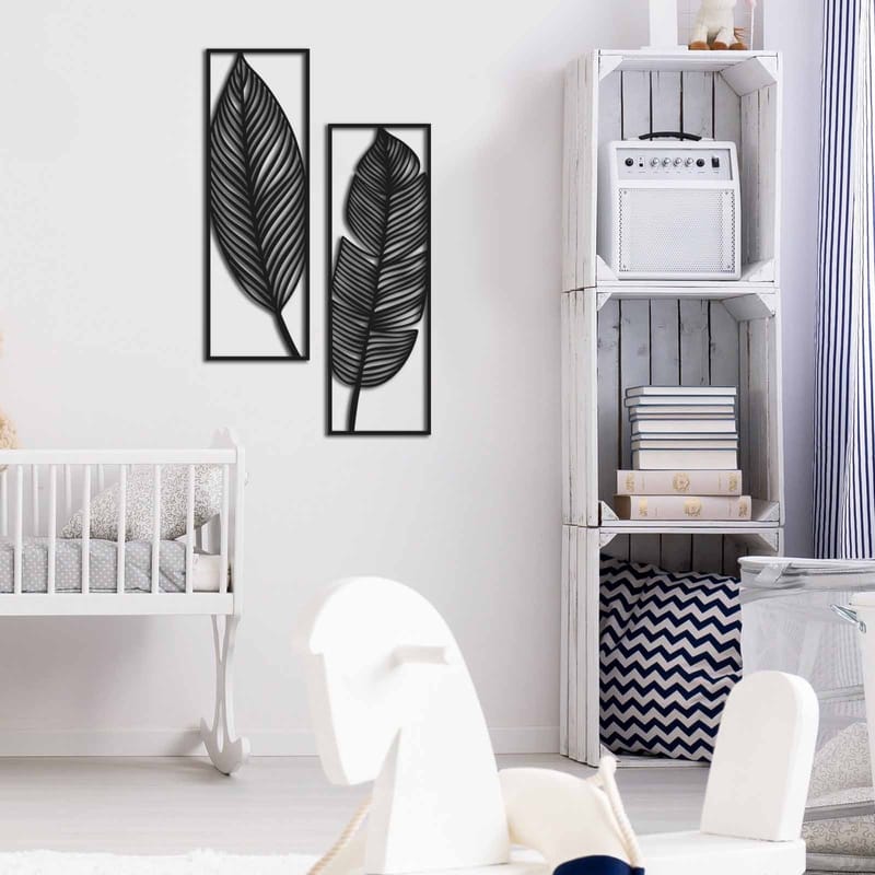 Decorative Metal Wall Accessory 24x73 - Innredning - Veggdekorasjon - Skilt - Metallskilt