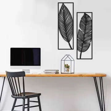 Decorative Metal Wall Accessory 24x73 - Innredning - Veggdekorasjon - Skilt - Metallskilt