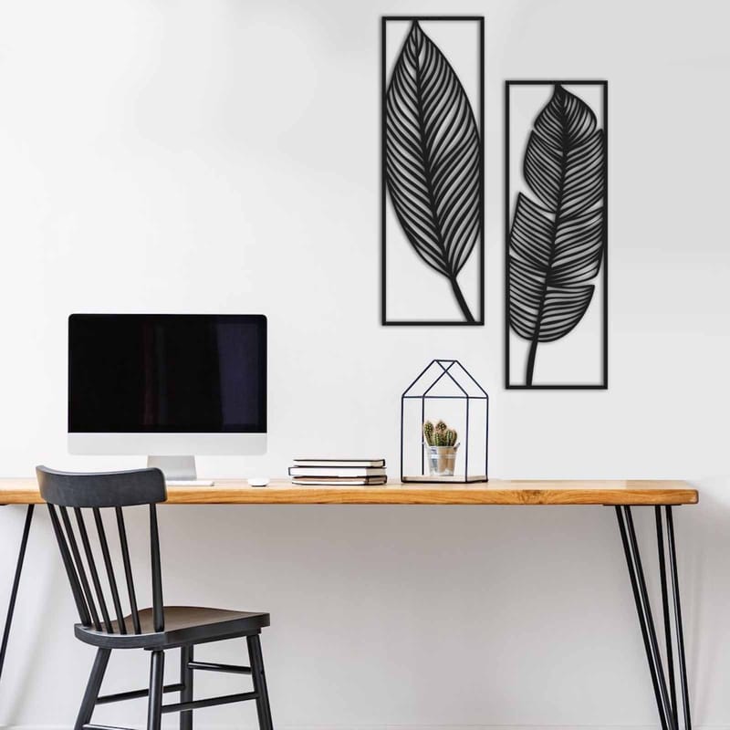 Decorative Metal Wall Accessory 24x73 - Innredning - Veggdekorasjon - Skilt - Metallskilt