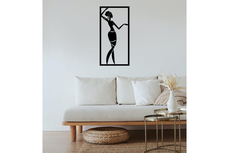 Decorative Metal Wall Accessory 35x70 - Innredning - Veggdekorasjon - Skilt - Metallskilt
