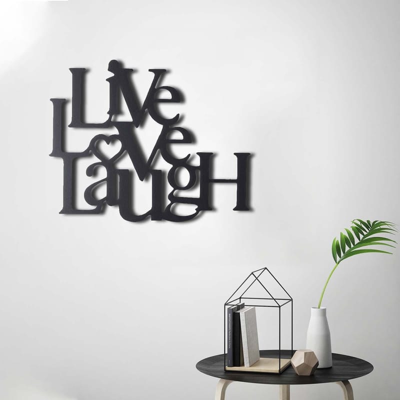 Decorative Metal Wall Accessory 40x49 - Innredning - Veggdekorasjon - Skilt - Metallskilt