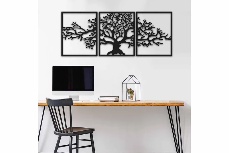 Decorative Metal Wall Accessory 40x49 - Innredning - Veggdekorasjon - Skilt - Metallskilt