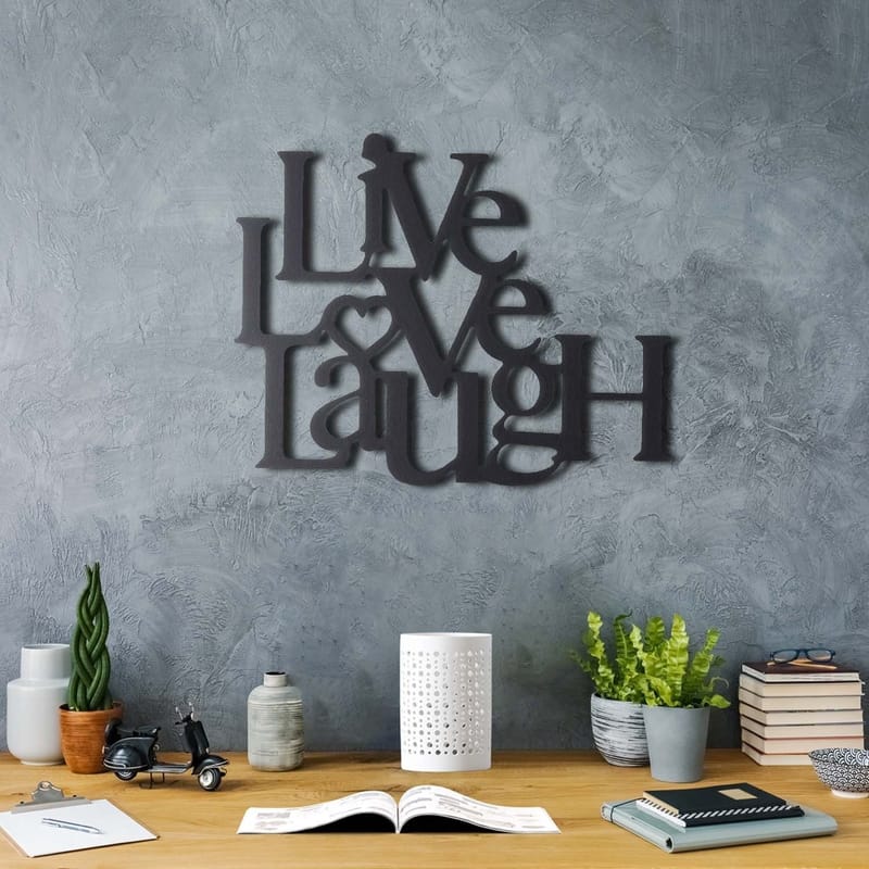 Decorative Metal Wall Accessory 40x49 - Innredning - Veggdekorasjon - Skilt - Metallskilt