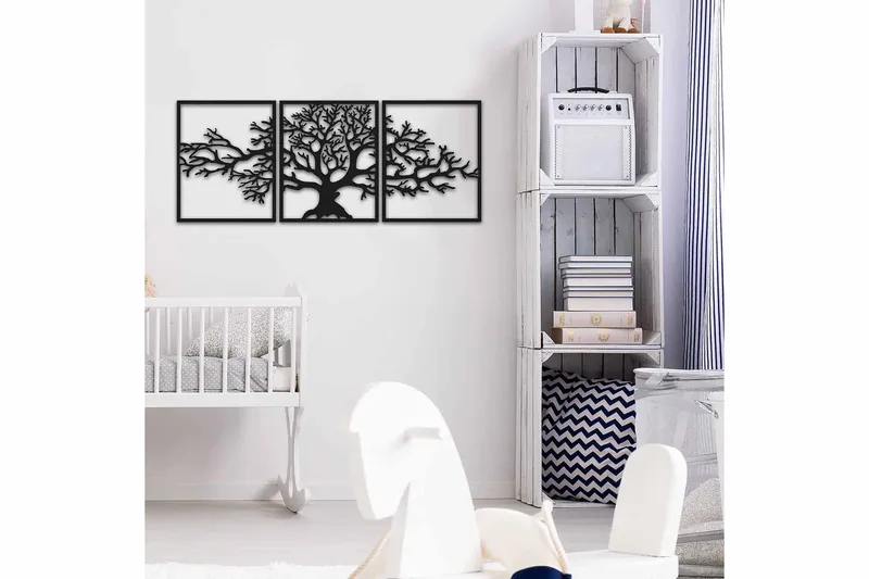 Decorative Metal Wall Accessory 40x49 - Innredning - Veggdekorasjon - Skilt - Metallskilt