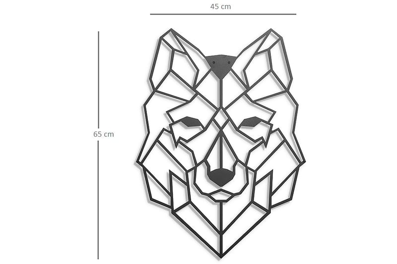 Decorative Metal Wall Accessory 45x65 - Innredning - Veggdekorasjon - Skilt - Metallskilt
