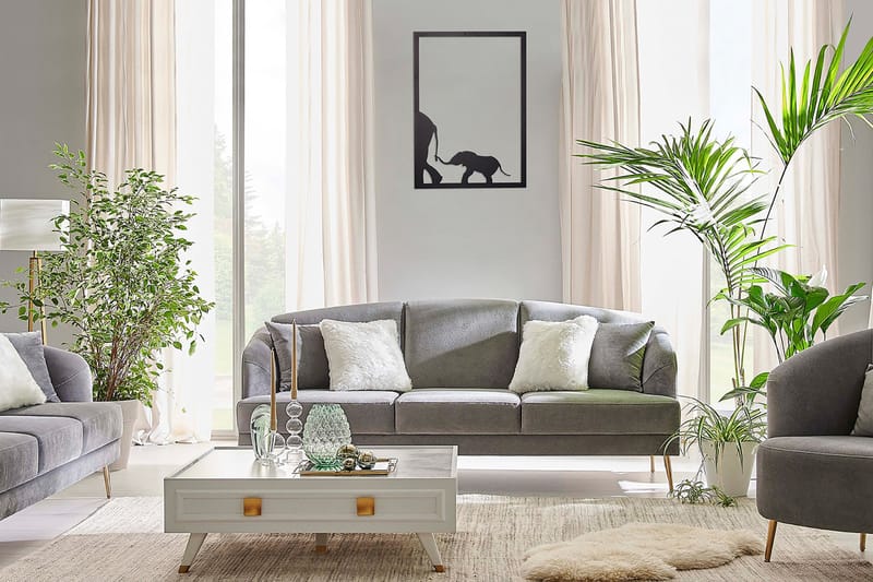 Decorative Metal Wall Accessory 45x65 - Innredning - Veggdekorasjon - Skilt - Metallskilt