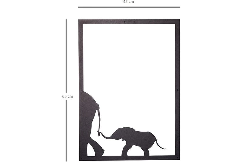 Decorative Metal Wall Accessory 45x65 - Innredning - Veggdekorasjon - Skilt - Metallskilt