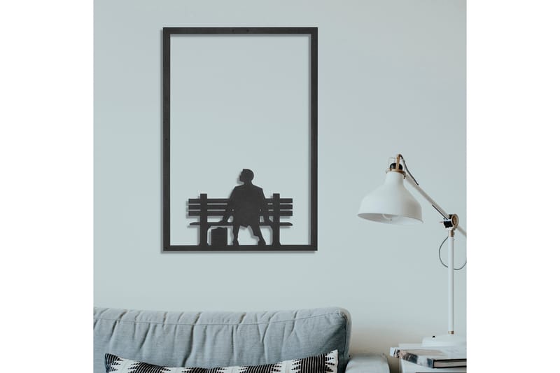 Decorative Metal Wall Accessory 45x65 - Innredning - Veggdekorasjon - Skilt - Metallskilt