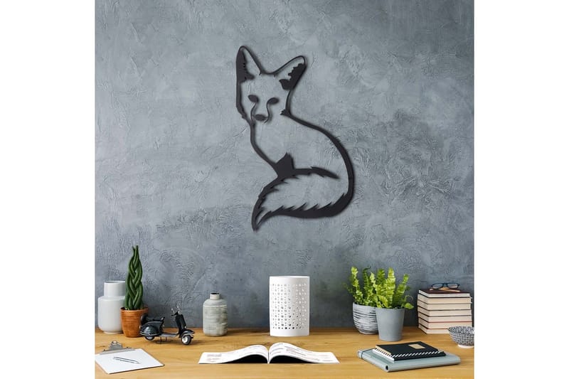 Decorative Metal Wall Accessory 50x30 - Innredning - Veggdekorasjon - Skilt - Metallskilt