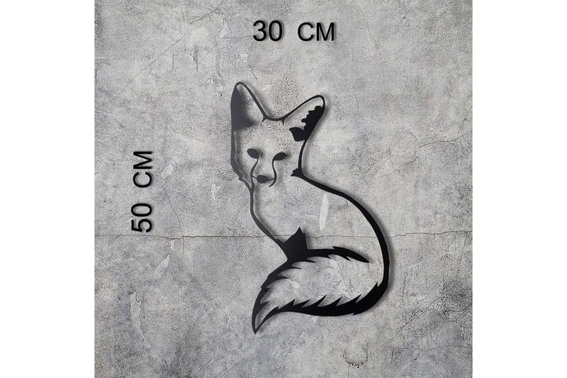 Decorative Metal Wall Accessory 50x30 - Innredning - Veggdekorasjon - Skilt - Metallskilt