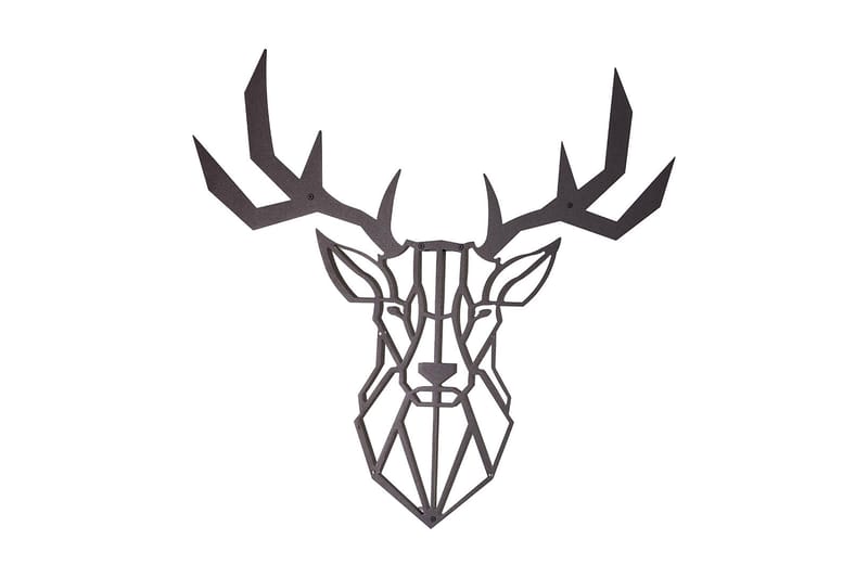 Decorative Metal Wall Accessory 50x50 - Innredning - Veggdekorasjon - Skilt - Metallskilt