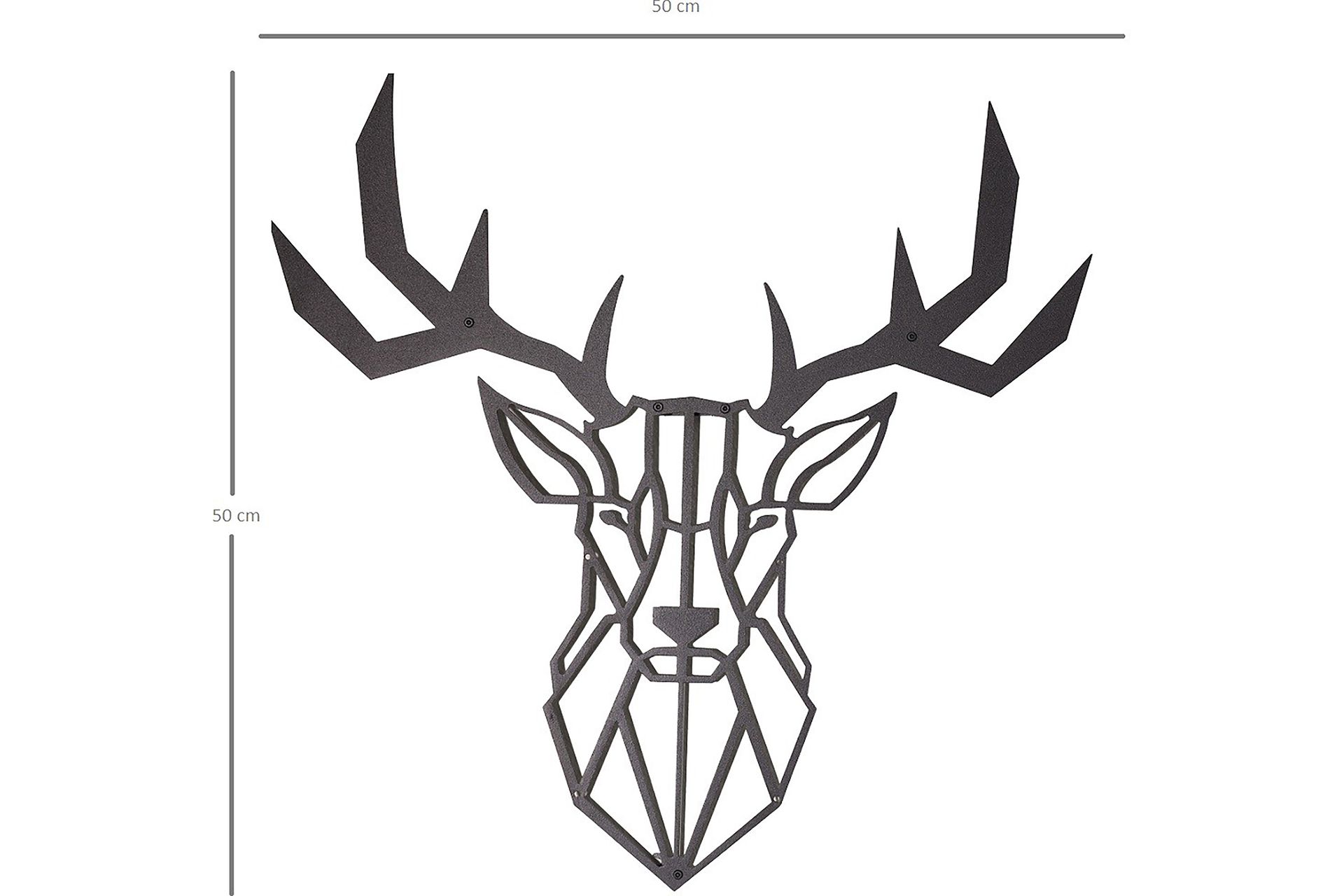 Decorative Metal Wall Accessory 50x50 - Innredning - Veggdekorasjon - Skilt - Metallskilt