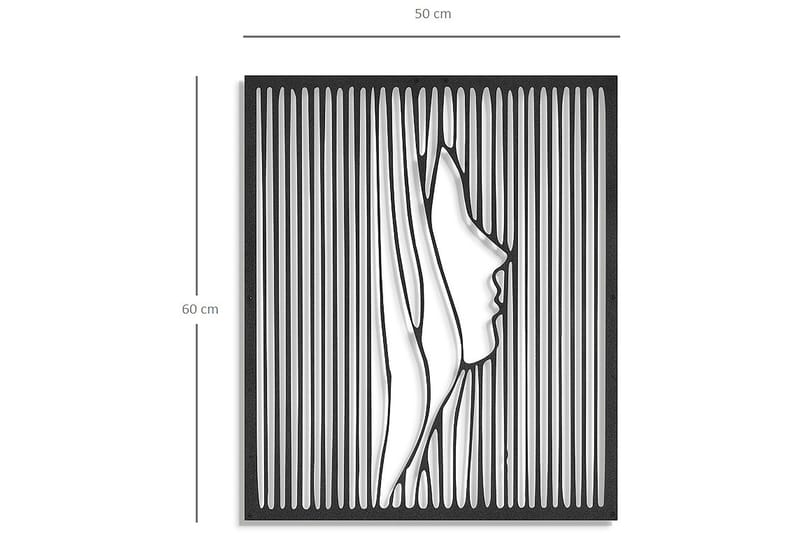 Decorative Metal Wall Accessory 50x60 - Innredning - Veggdekorasjon - Skilt - Metallskilt