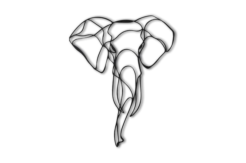 Decorative Metal Wall Accessory 52x41, undefined