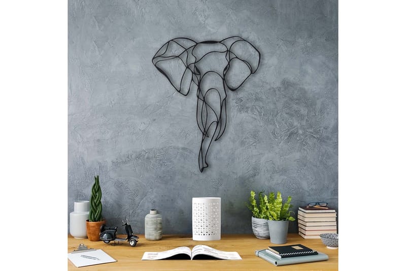 Decorative Metal Wall Accessory 52x41 - Innredning - Veggdekorasjon - Skilt - Metallskilt