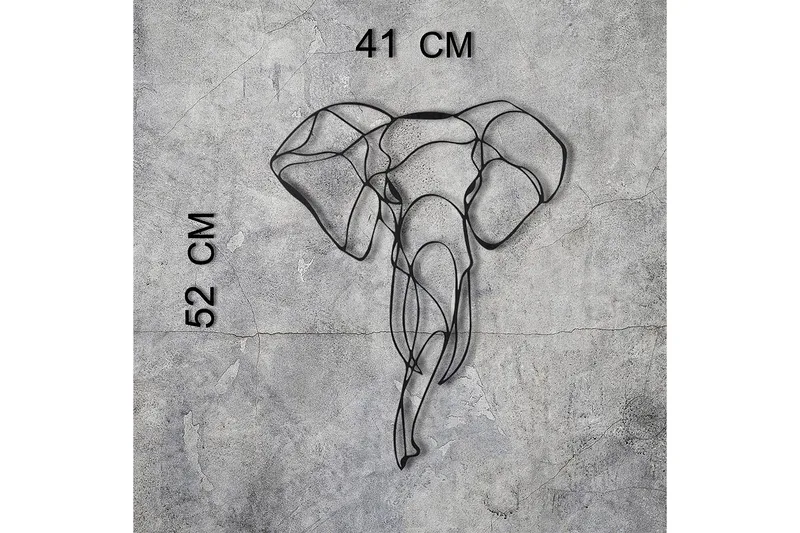 Decorative Metal Wall Accessory 52x41 - Innredning - Veggdekorasjon - Skilt - Metallskilt