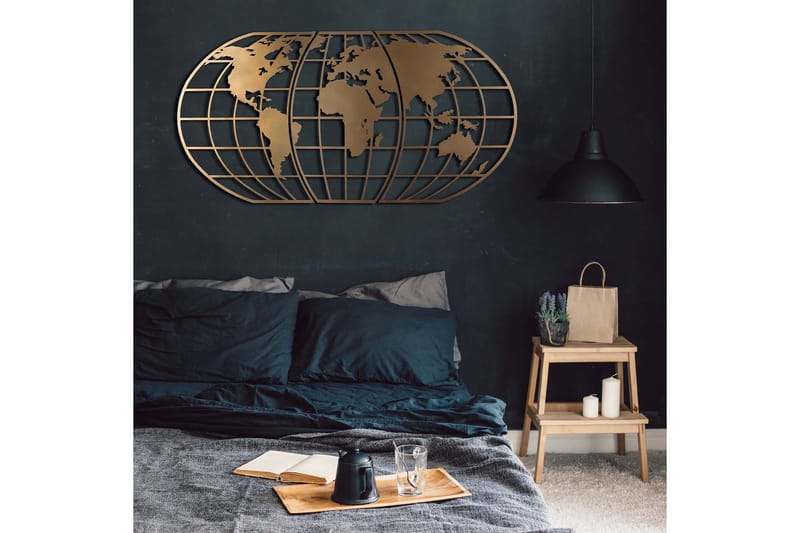 Decorative Metal Wall Accessory 60x120 - Innredning - Veggdekorasjon - Skilt - Metallskilt