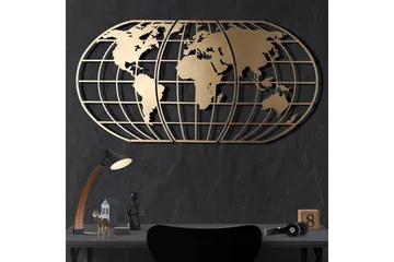Decorative Metal Wall Accessory 60x120 - Innredning - Veggdekorasjon - Skilt - Metallskilt