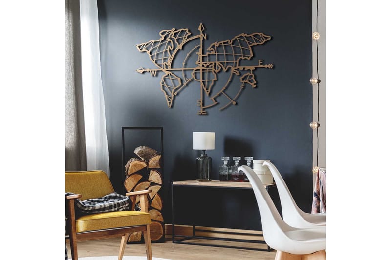 Decorative Metal Wall Accessory 65x95 - Innredning - Veggdekorasjon - Skilt - Metallskilt