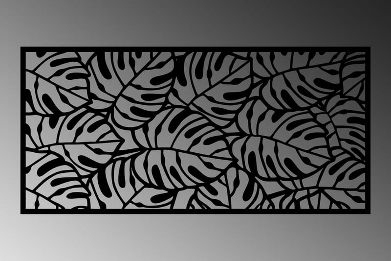 Decorative Panel 6 Veggdekor - Svart - Innredning - Veggdekorasjon - Skilt - Metallskilt