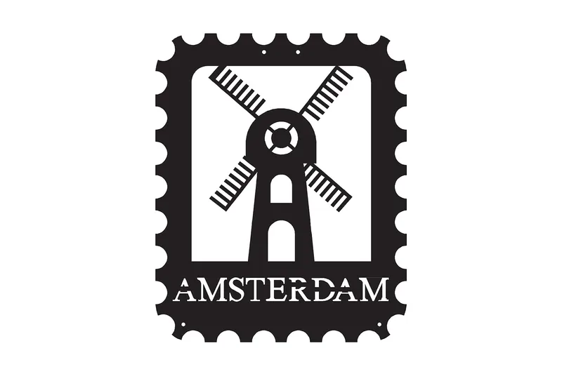 Dekorativ Veggdekor 30x37 cm, Svart