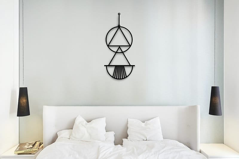 Dekorativ Veggdekor 30x70 cm - Svart - Innredning - Veggdekorasjon - Skilt - Metallskilt