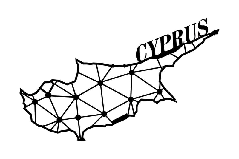 Dekorativ Veggdekor 43x70 cm, Svart