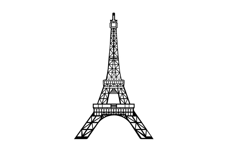 Dekorativ Veggdekor 44x70 cm, Svart