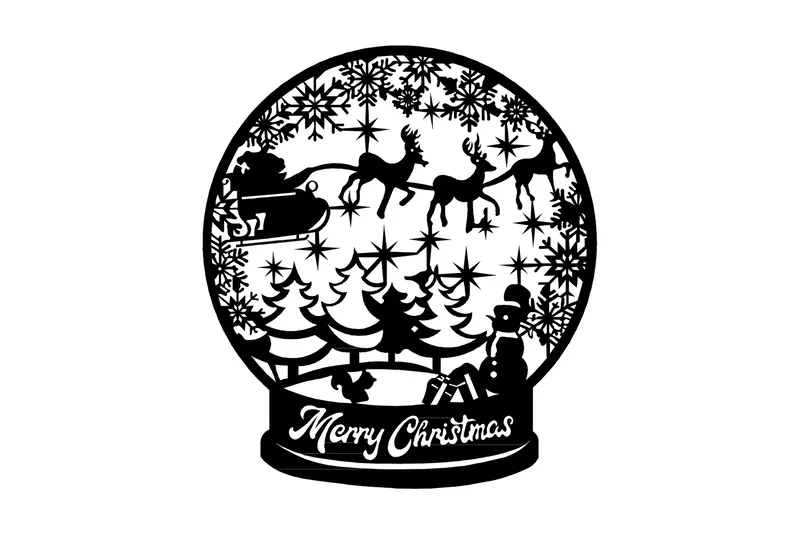 Dekorativ Veggdekor 50x50 cm, Svart