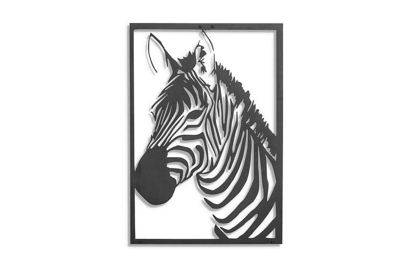 Dekorativ Veggdekor 50x70 cm - Svart - Innredning - Veggdekorasjon - Skilt - Metallskilt