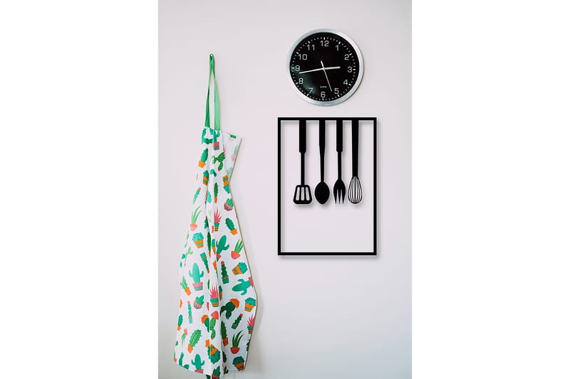 Dekorativ Veggdekor 50x70 cm - Svart - Innredning - Veggdekorasjon - Skilt - Metallskilt